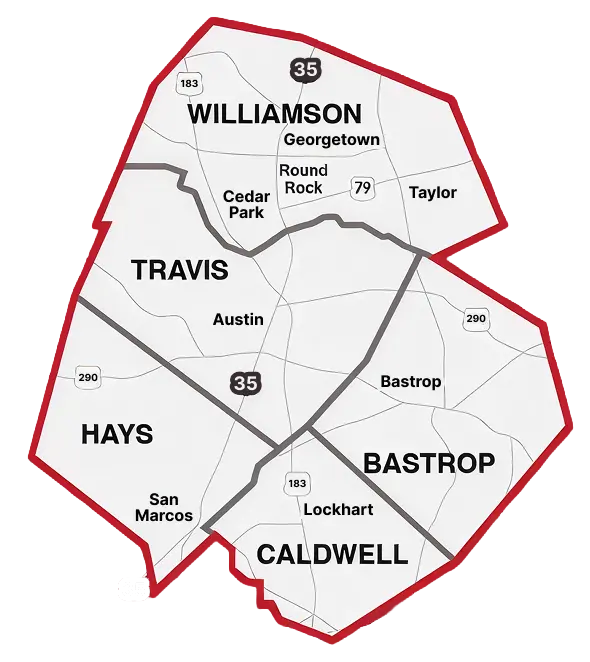 Central Texas Map